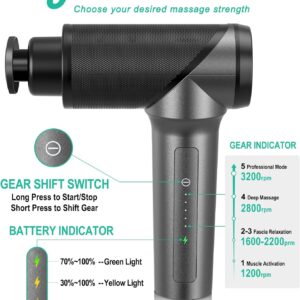 Massage Gun | Mini Massager for Pain Relief & Muscle Relaxation