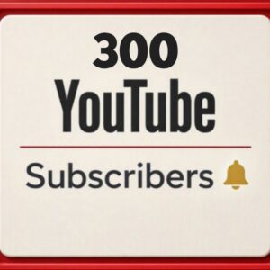 300 youtube subscribers